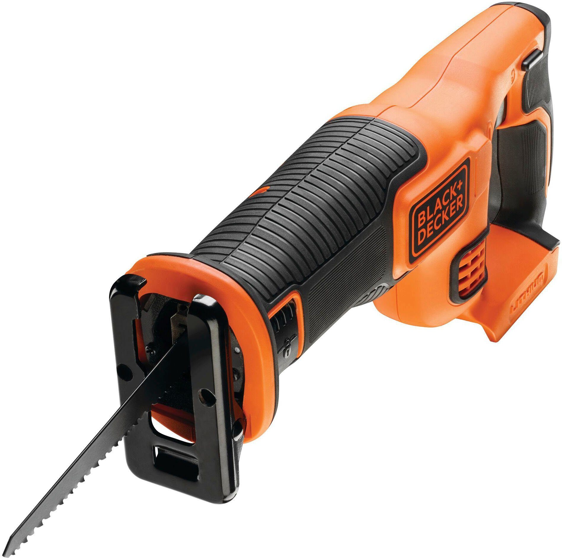 Black + Decker Akku-Säbelsäge BDCR18N-XJ, 18 V, ohne Akku und Ladegerät | Säbelsägen