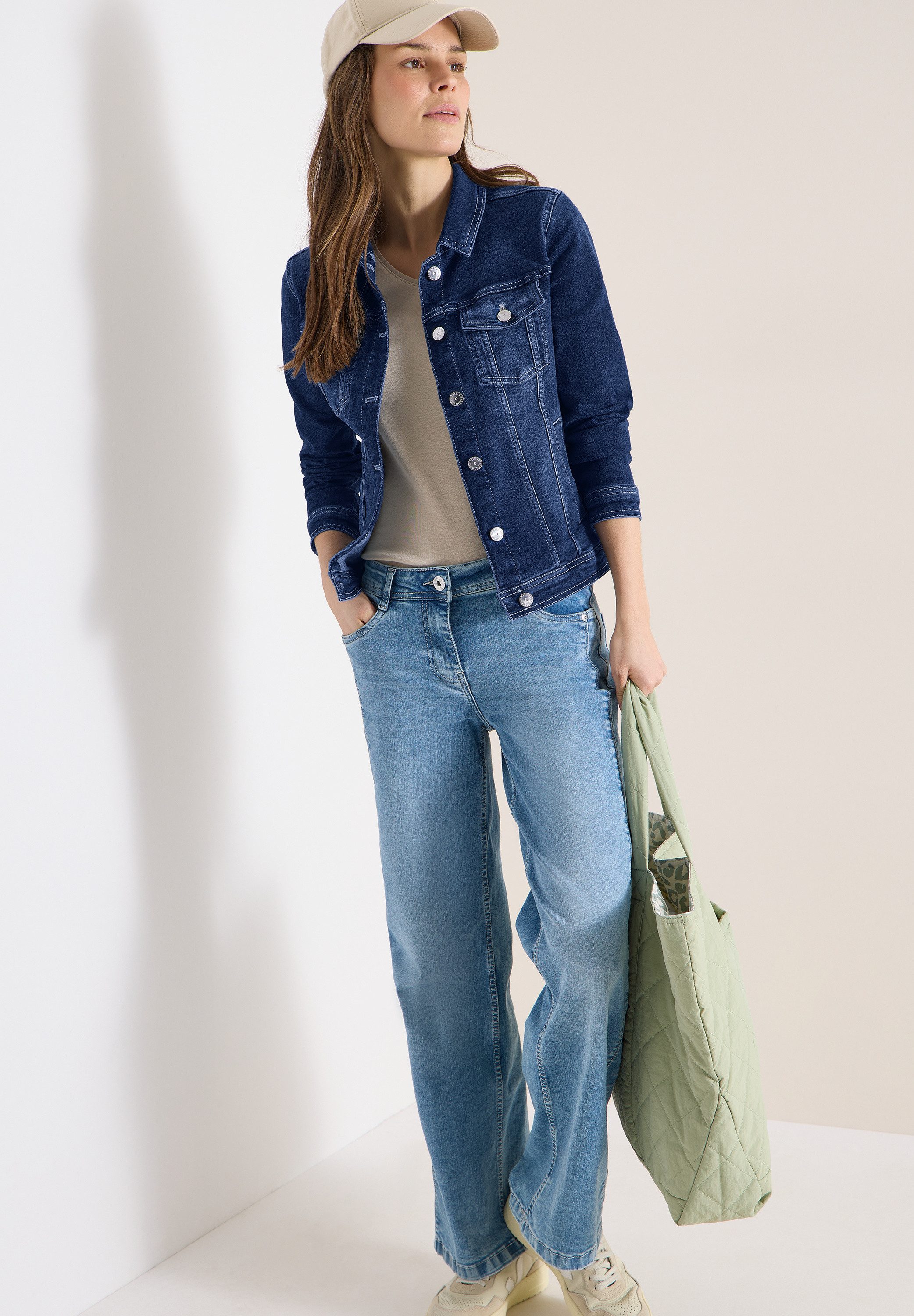 CECIL Jeansjacke mit Brusttaschen und Knöpfen – Bild 5 von 5