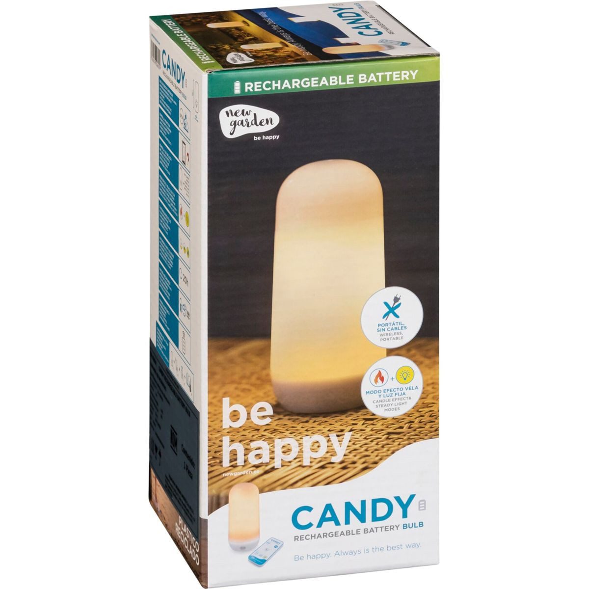 New Garden Dekolicht New Garden Candy Rechargeable battery