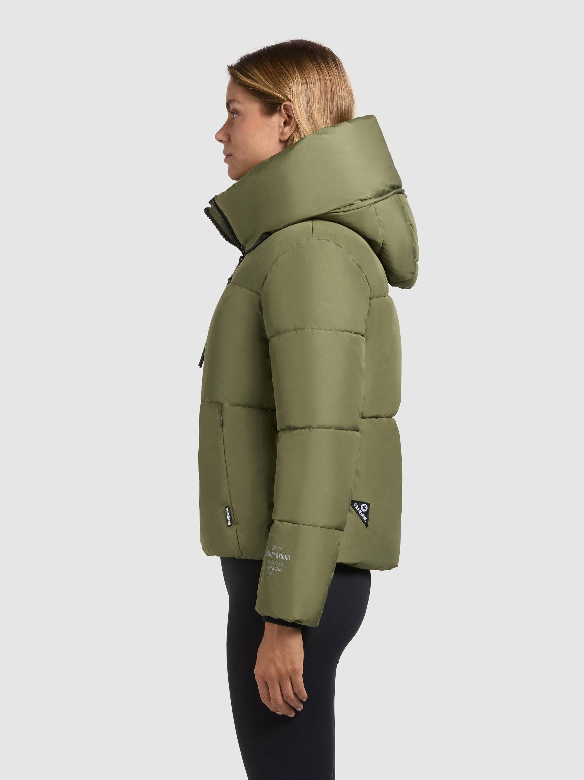 khujo Steppjacke Audrey Matt Warme Winterjacke mit verstellbarer Kapuze günstig online kaufen