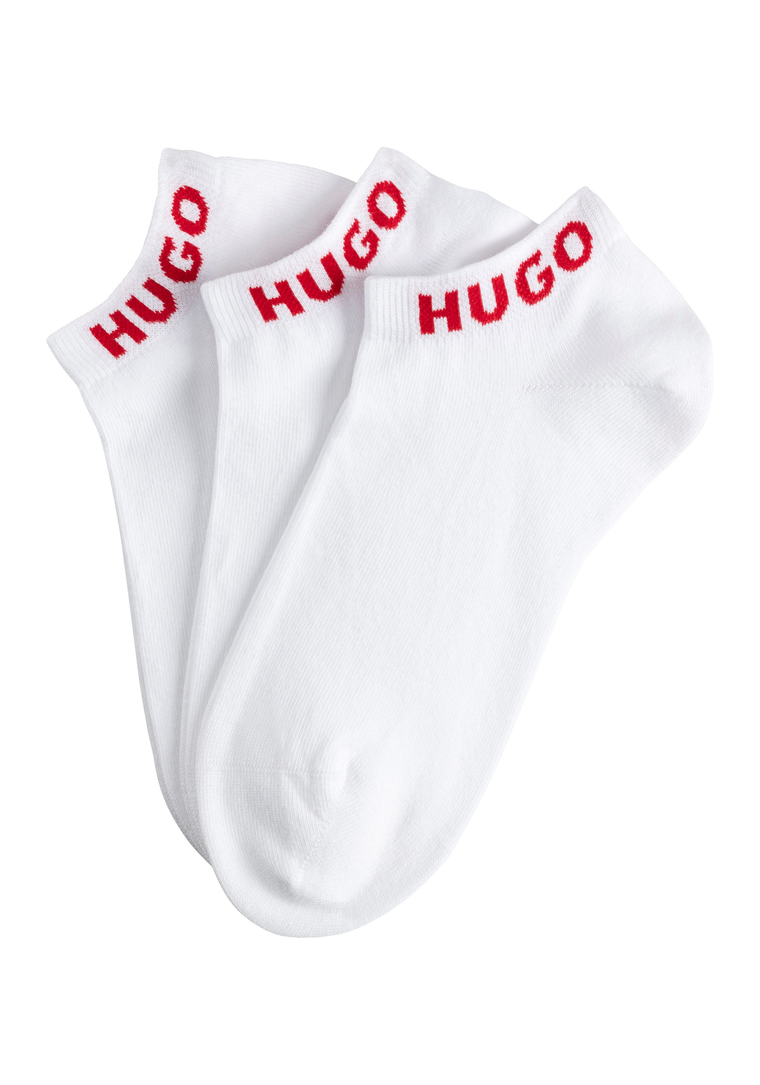 HUGO Socken 3P AS UNI CC W (Packung, 3-Paar, 3er) mit kontrastfarbenen Logo günstig online kaufen