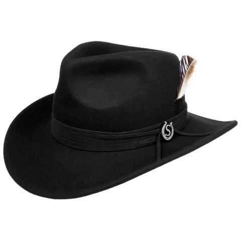 Stetson Cowboyhut (1-St) Wollfilzhut mit Lederband