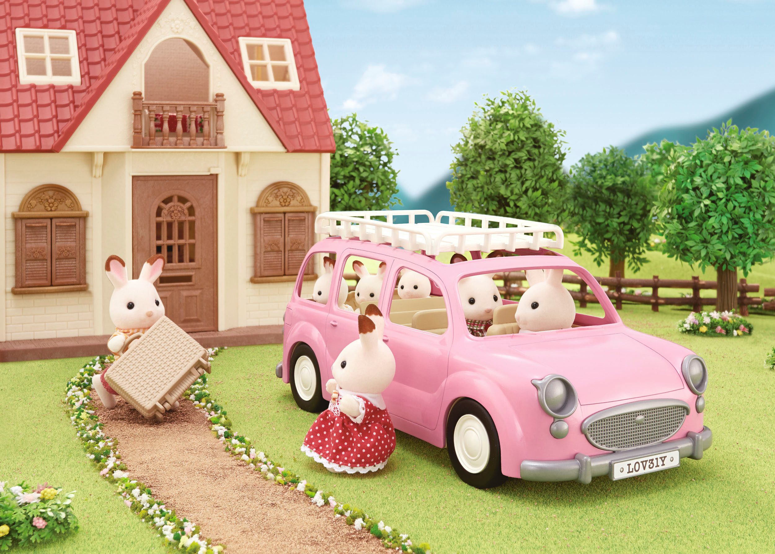 Sylvanian Families Spielzeug-Auto Spielset Familienauto mit Picknickzubehör günstig online kaufen