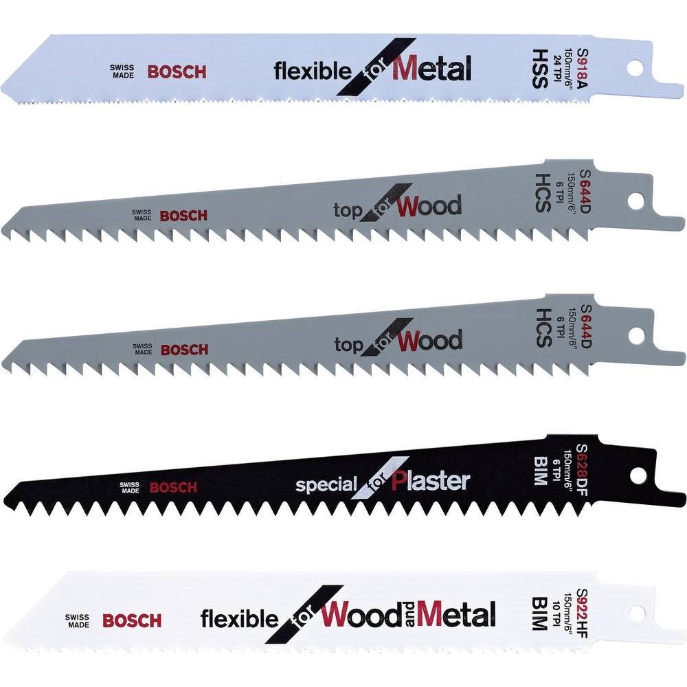 Bosch Home & Garden Säbelsägeblatt Keo 5er Sägeblatt Set F016800307 günstig online kaufen
