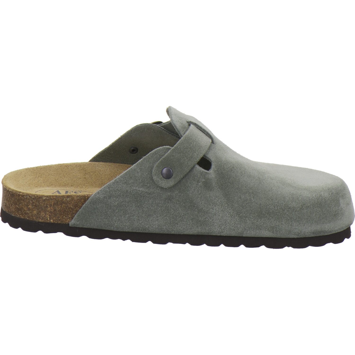 AFS-Schuhe 390066 Clogs Pantolette für Herren aus Leder mit Fußbett, Hausschuhe Made in Germany