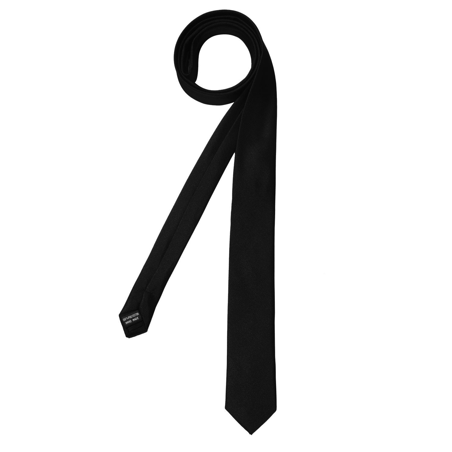 DonDon Krawatte schmale Krawatte 5 cm unifarben (Packung, 1-St., 1x Krawatte) matt, glänzend, gestreift, Seidenlook – Bild 3 von 5