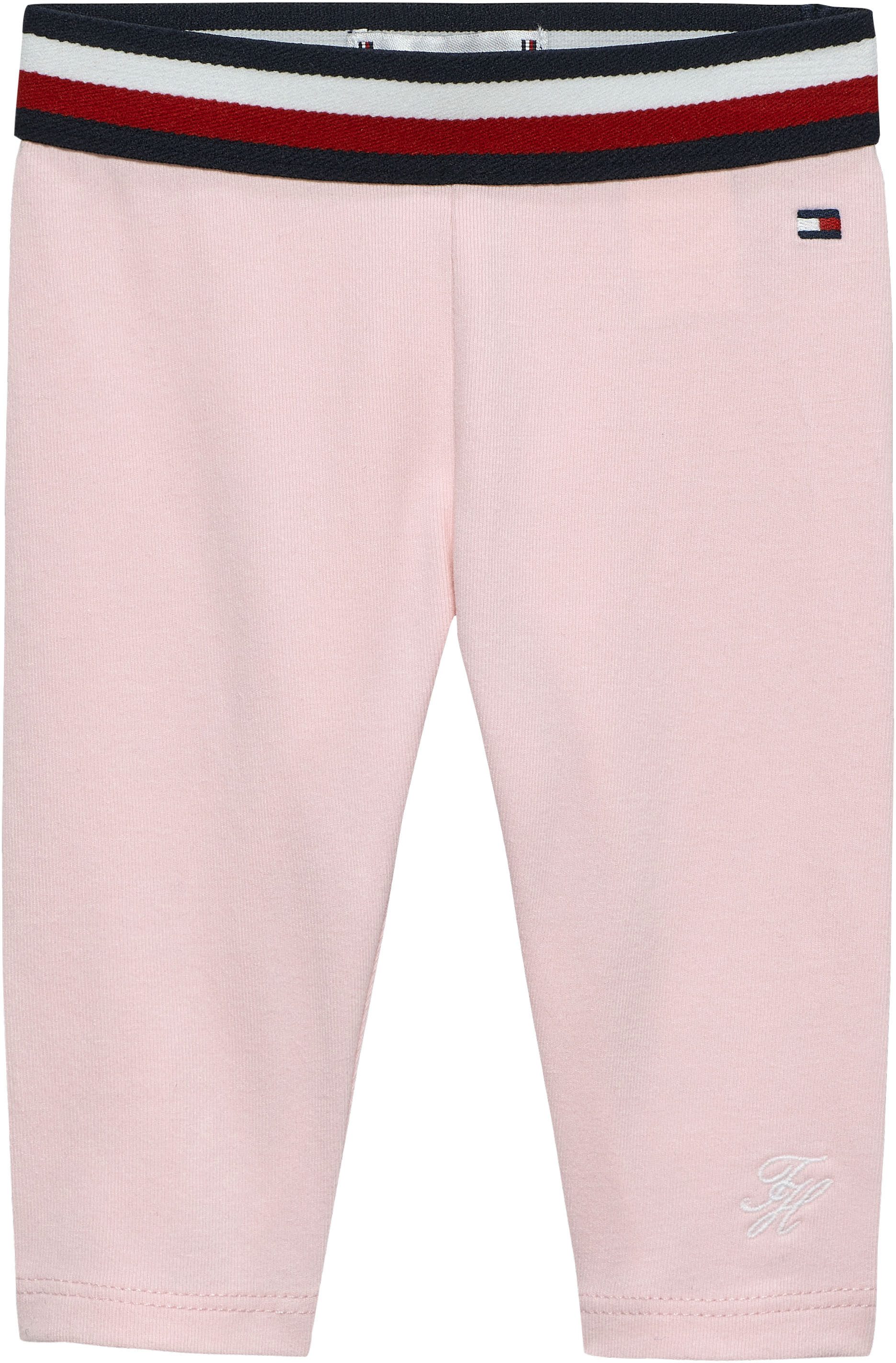 Tommy Hilfiger Leggings GLOBAL STRIPE WB LEGGINGS Regular fit mit elastischem Bund für Babys