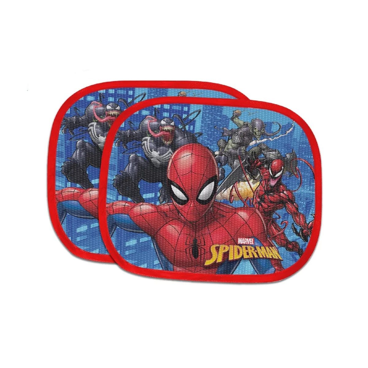 Spiderman Autosonnenschutz Spiderman Enemies Sonnenschutz für Fenster 2er-Set