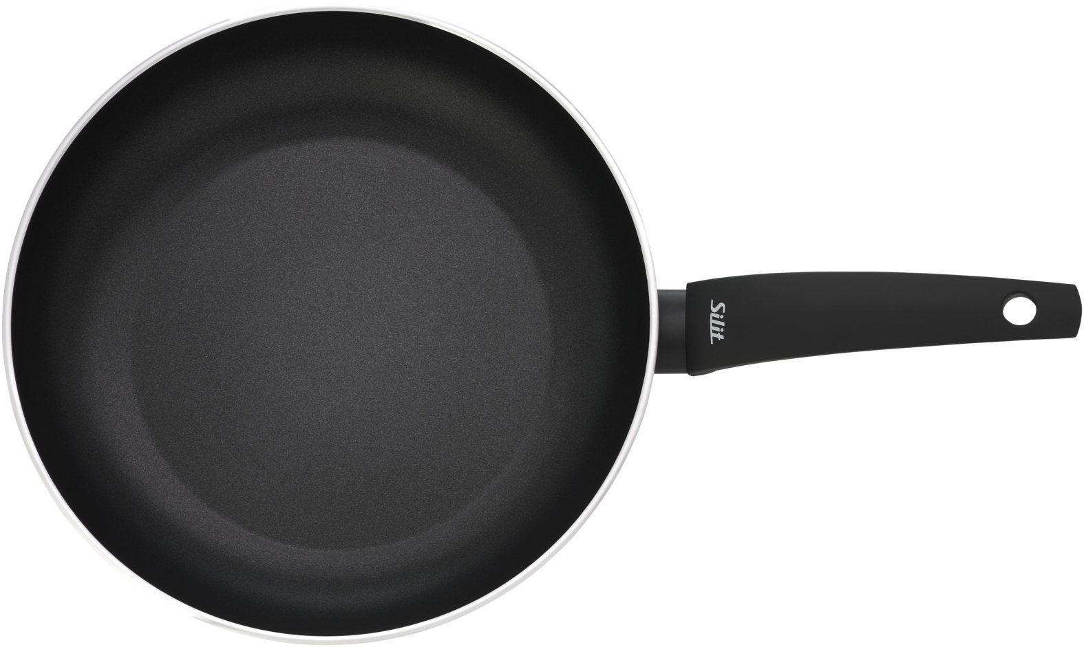 Silit Bratpfanne Silit Belluna Stielpfanne, 28 cm, Grün, Aluminium (1x Bratpfanne beschichtet 28 cm - optimal für Herdplatten mit Ø 22 cm, 1-tlg., 1x Bratpfanne beschichtet 28 cm - optimal für Herdplatten mit Ø 22 cm), Belluna