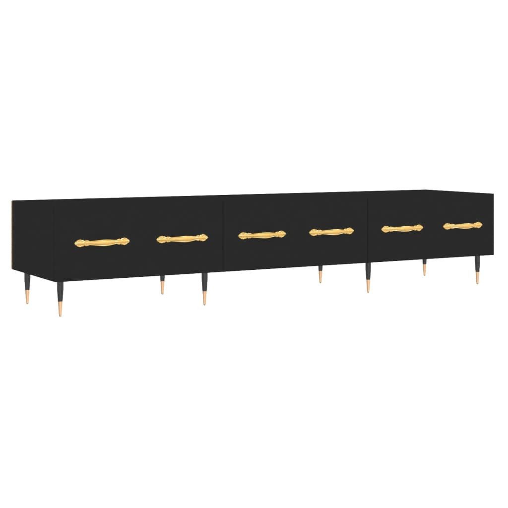 vidaXL TV-Schrank TV-Board Schwarz 150x36x30 cm Holzwerkstoff günstig online kaufen