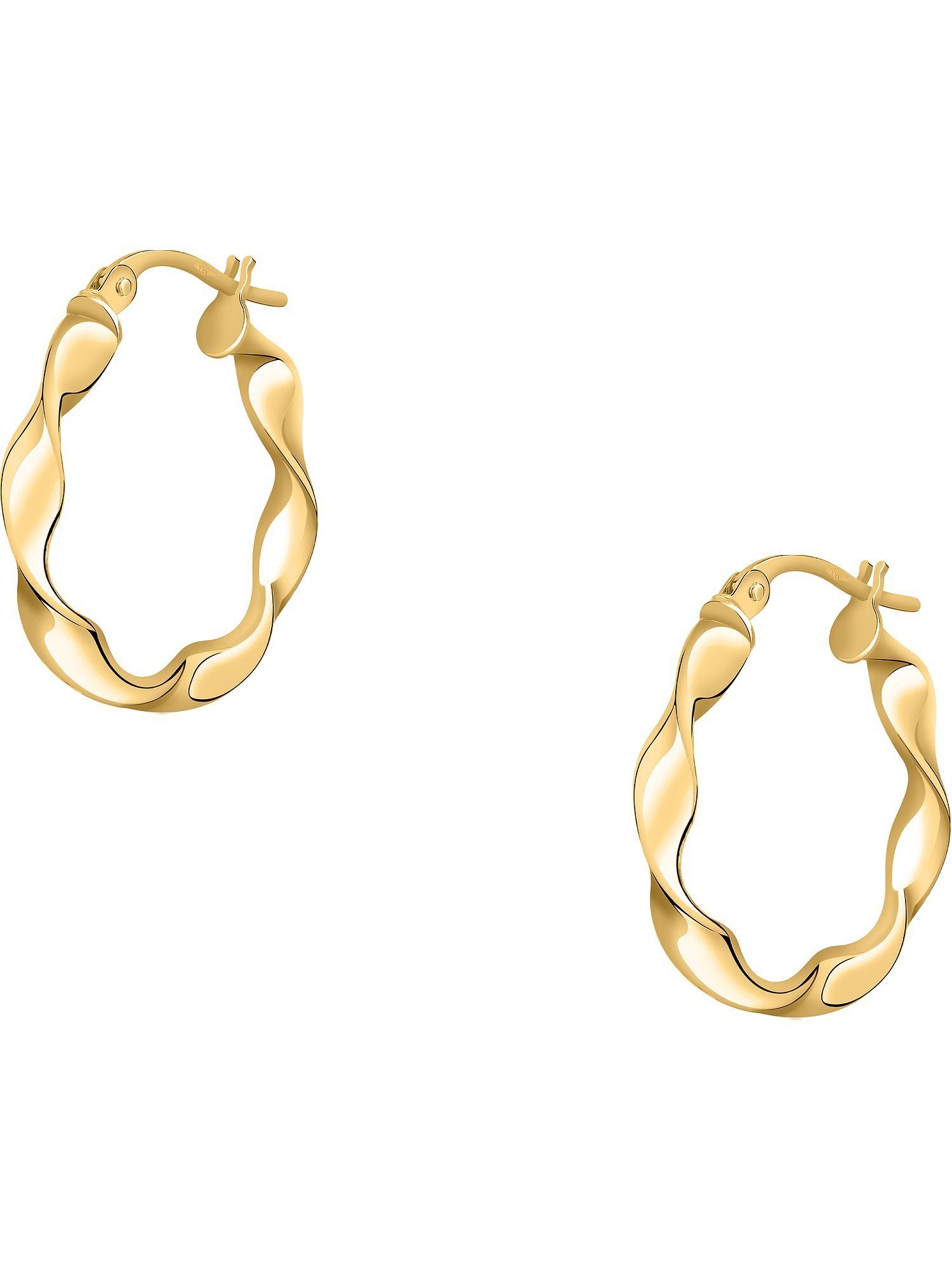 CHRIST Paar Creolen CHRIST Damen-Creolen 585er Gelbgold (Paar) günstig online kaufen