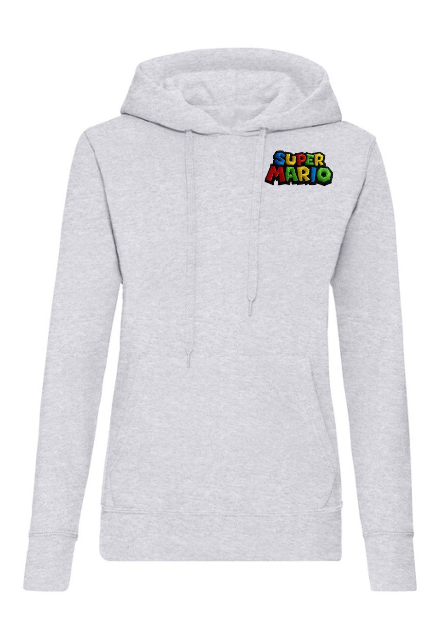 Hoodie Herren Hoodie mit Mario Luigi Wario Yoshi Peach Patch Design klassisch