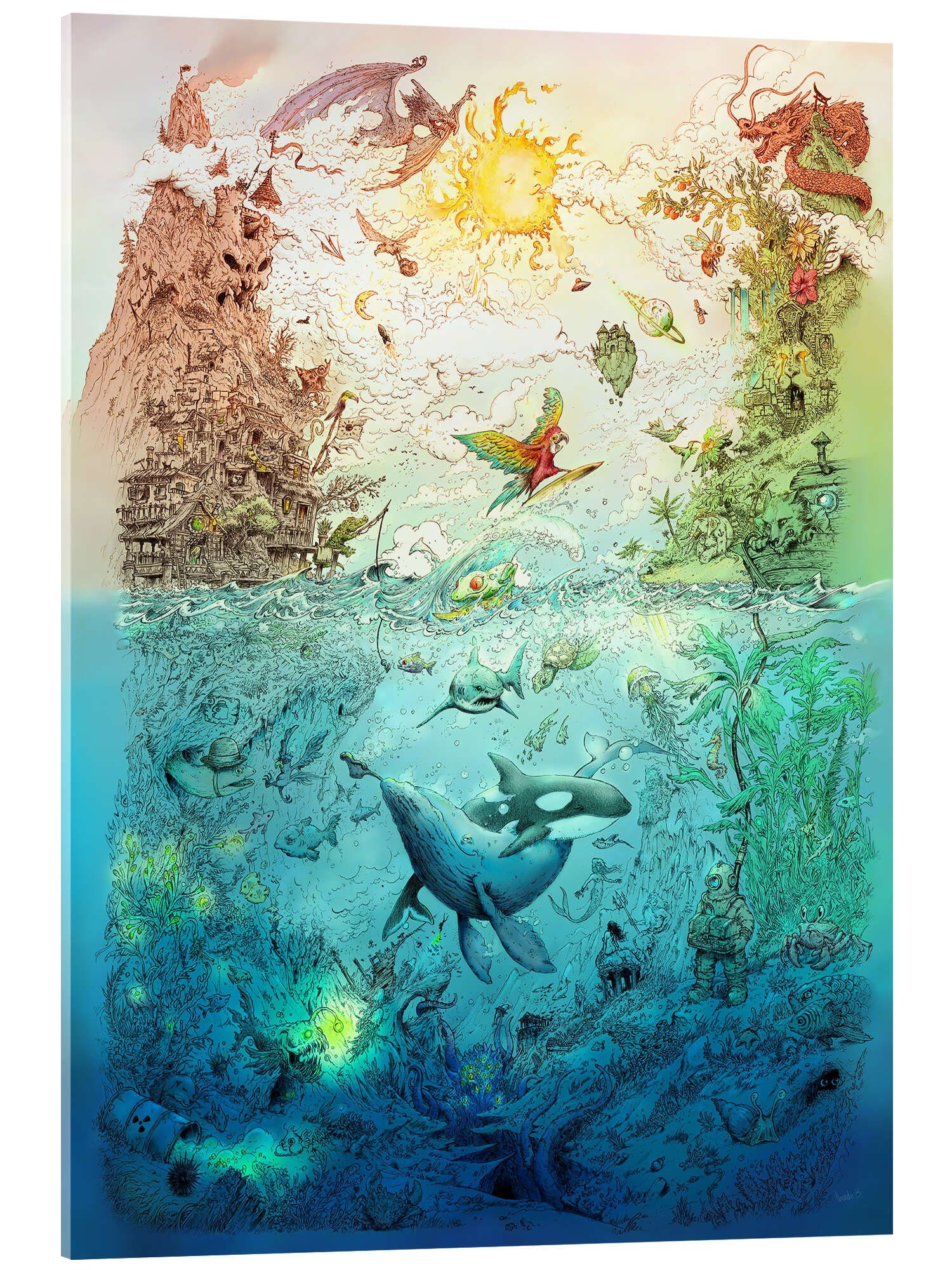 Acrylglasbild Alexandre Berger