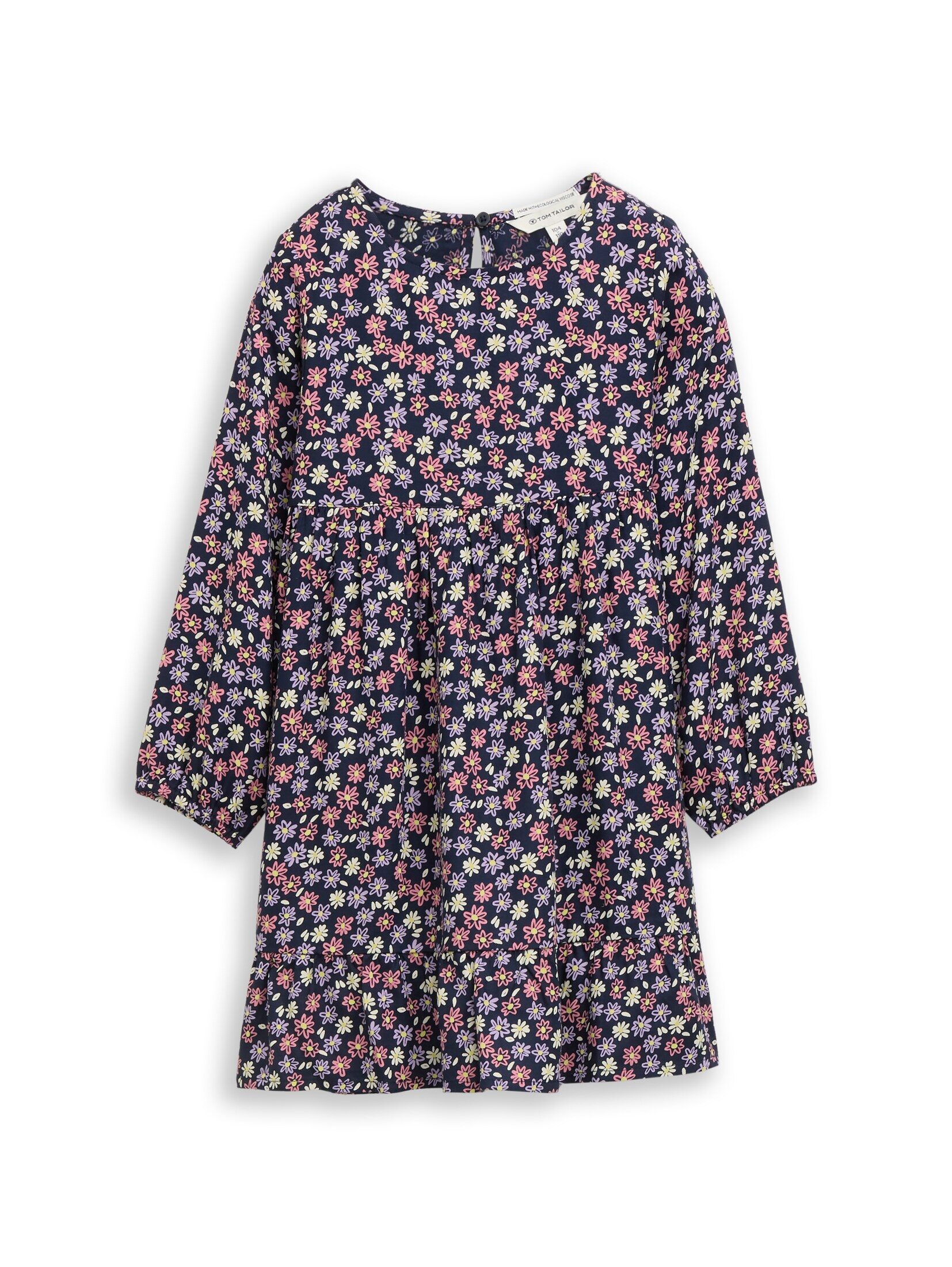 TOM TAILOR Sommerkleid Kleider & Jumpsuits Mini-Kleid mit Blumen-Print