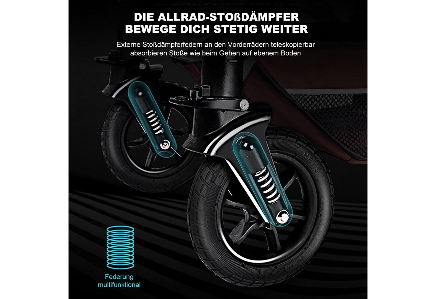 Thumbnail - IKIDO Kombi-Kinderwagen 2 in 1