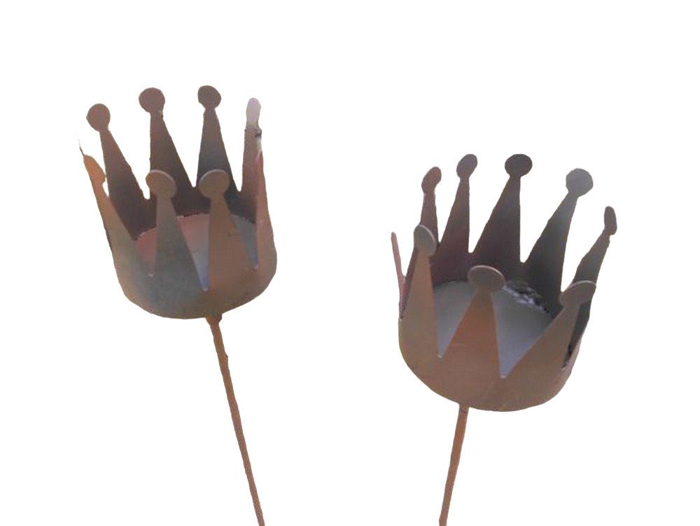 Deko-Impression Gartenstecker Deko-Kronen a Stab 2er günstig online kaufen