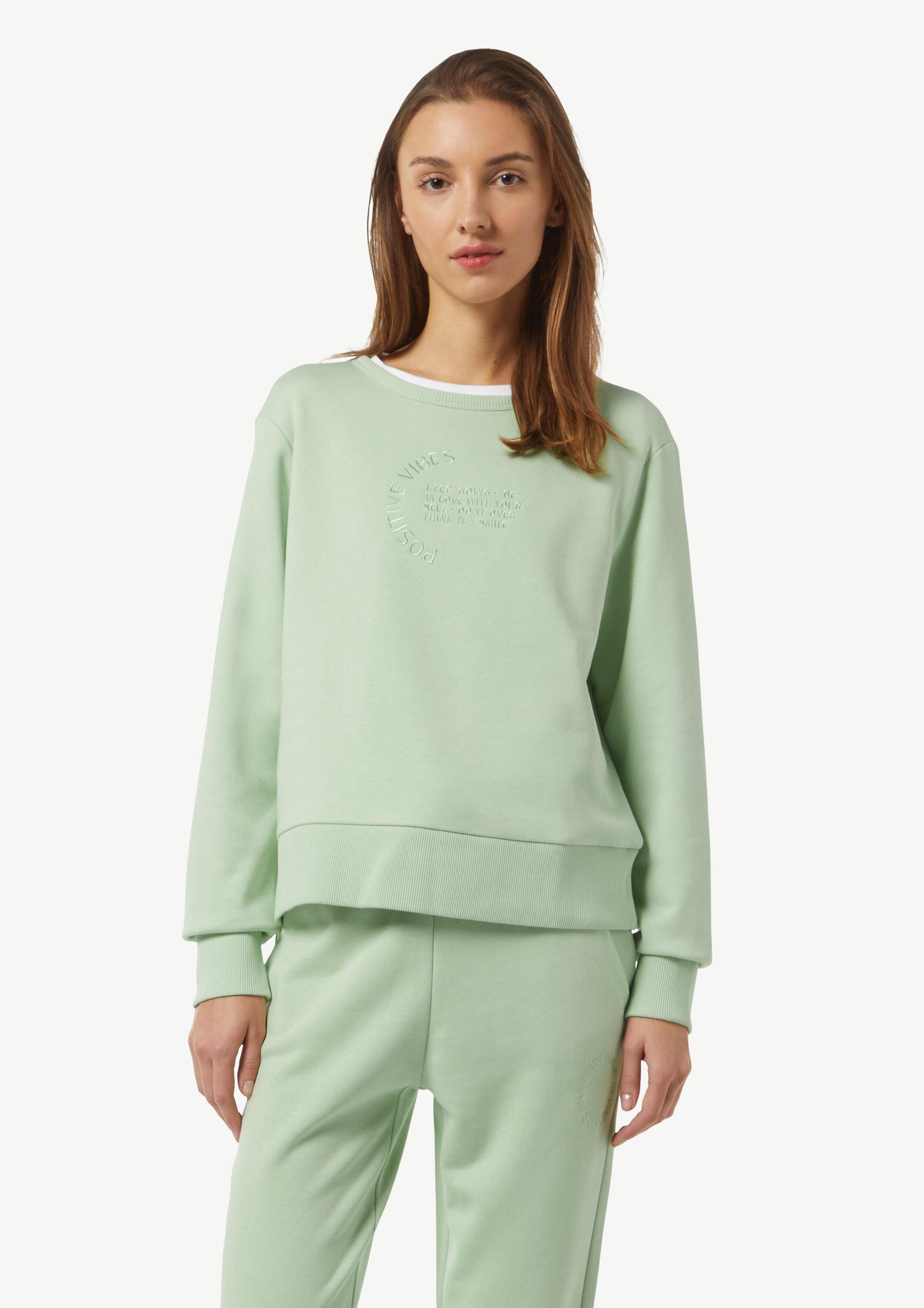 comma Sweatshirt Sweatshirt Sweatshirt im Relaxed Fit mit Artwork