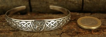 Kiss of Leather Silberarmband Armband Armreif 925 Sterling Silber Triskele Knotenmuster ABTris