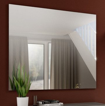 xonox.home Wandspiegel Scout (Garderobenspiegel grau Rauchsilber), 90 x 87 cm
