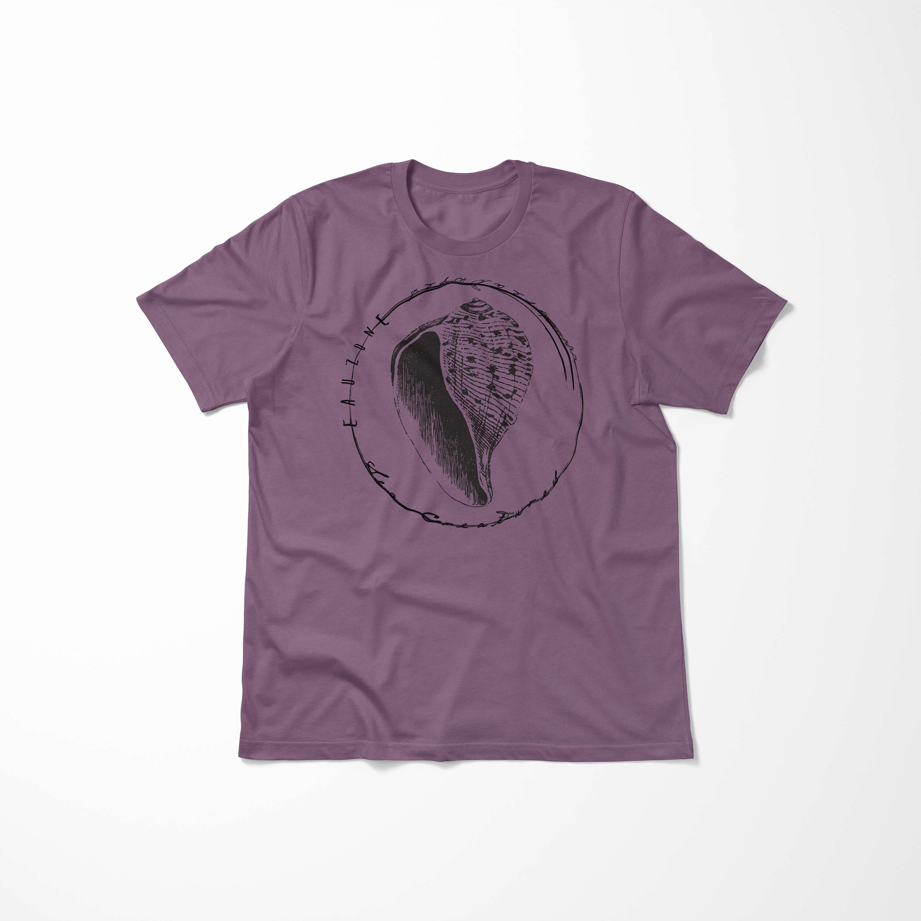 Sea - Sea Struktur Art / Creatures, Sinus und sportlicher Shiraz Serie: Fische T-Shirt Schnitt 057 feine Tiefsee T-Shirt