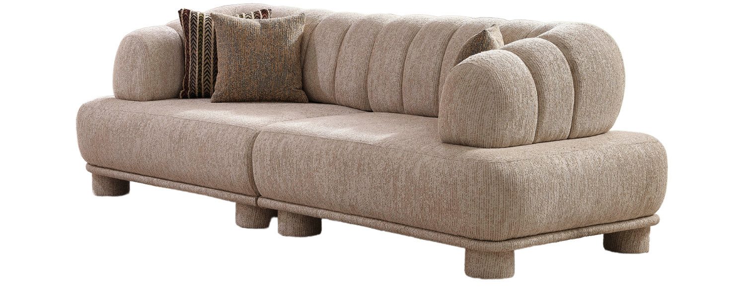 Villa Möbel Sofa Ephora, 2-Sitzer 1 Teile, mit Relax-/Bettfunktion durch verstellbare Rückenlehne