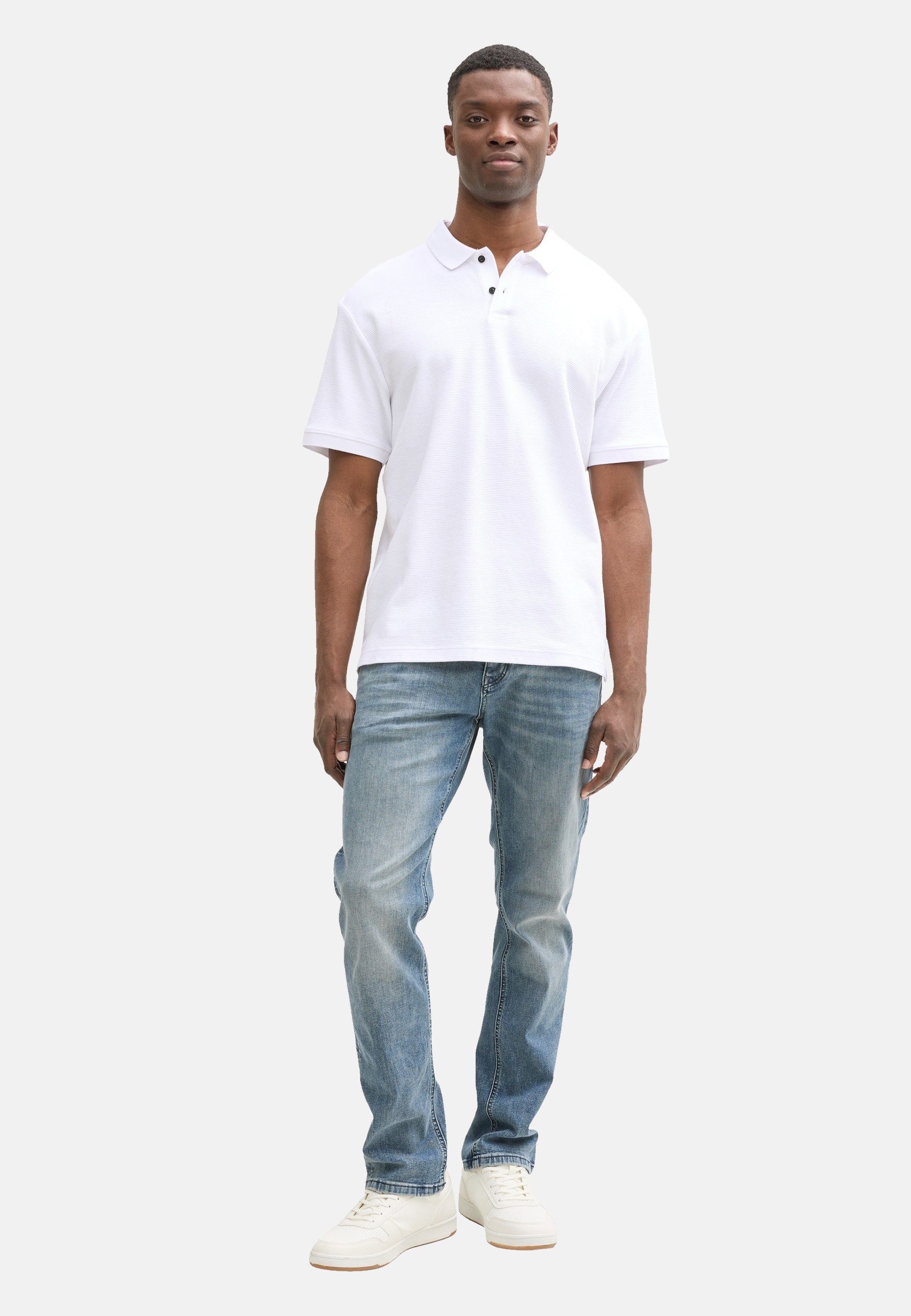 TOM TAILOR Poloshirt Poloshirt Kurzarmshirt mit günstig online kaufen