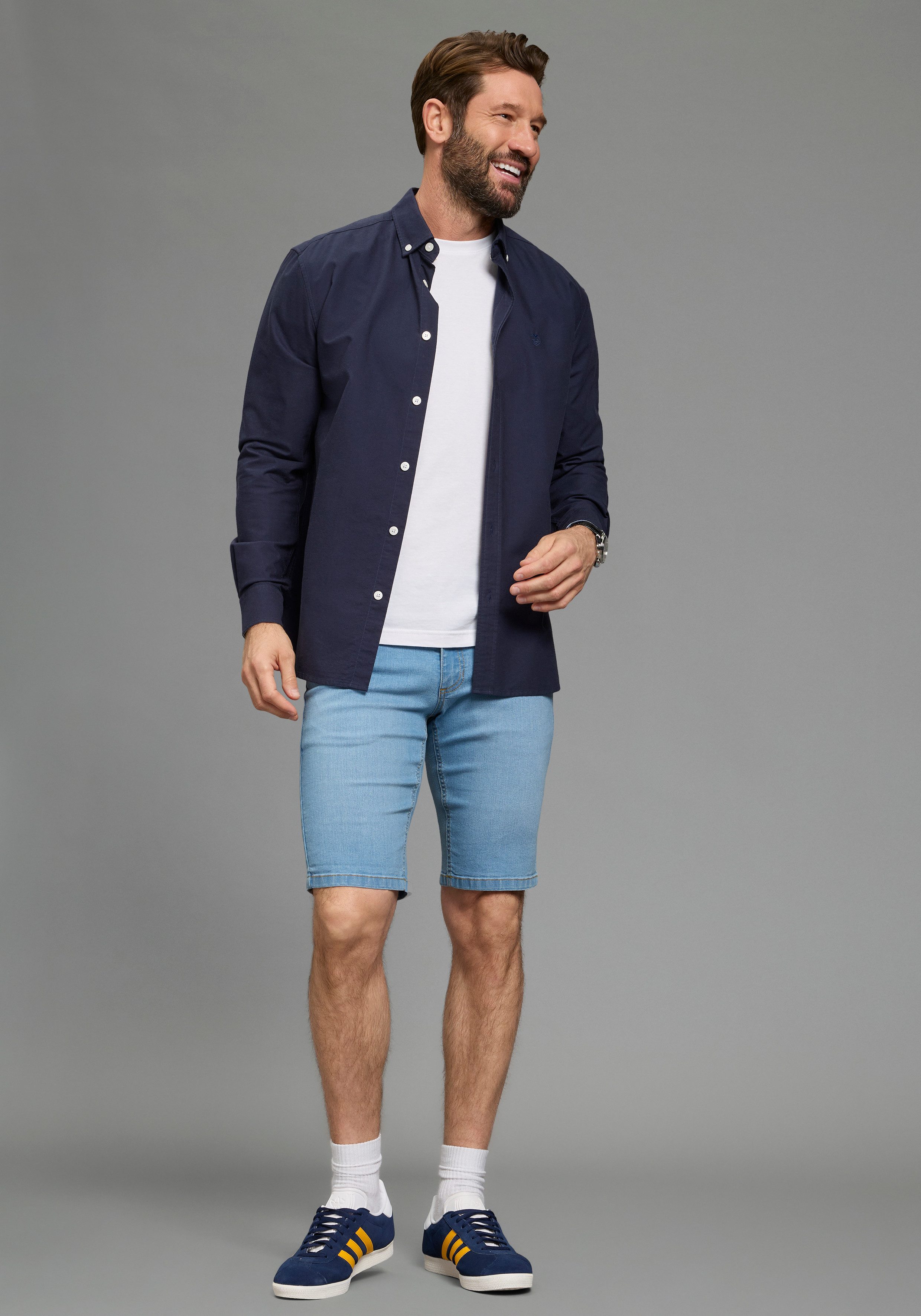 Arizona Jeansshorts Doppelpack Denimshorts (2er-Pack) Regular-Fit, gerade geschnittenes Bein – Bild 5 von 5