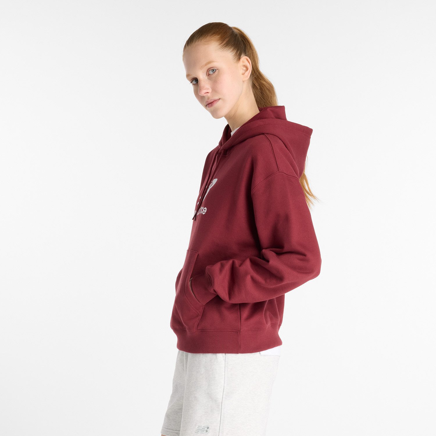 New Balance Kapuzensweatshirt Sport Essentials French Terry Logo Hoodie mit Kapuze