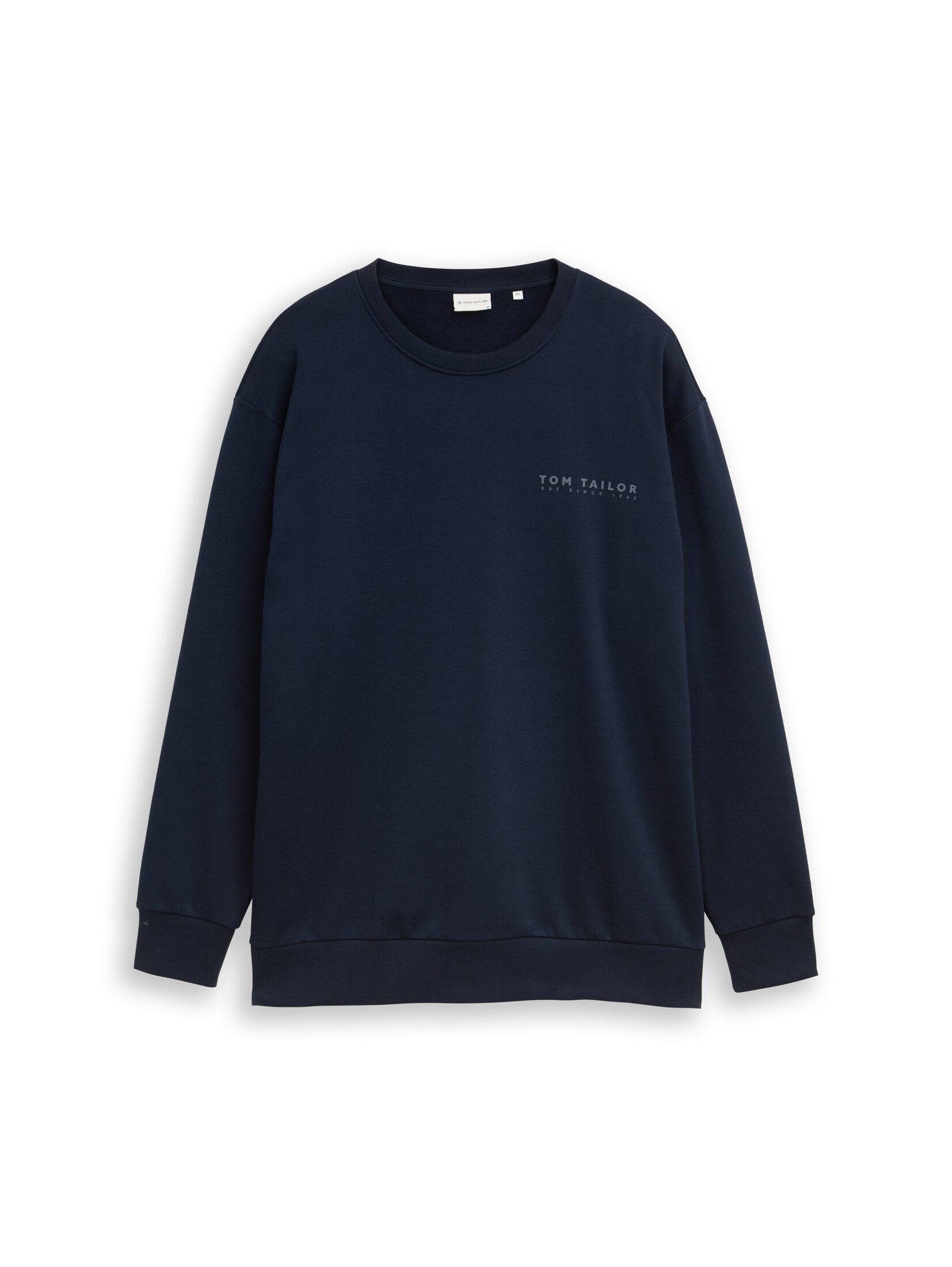 TOM TAILOR PLUS Sweatshirt Strick & Sweatshirts Plus Size - Sweatshirt mit Logo-Print