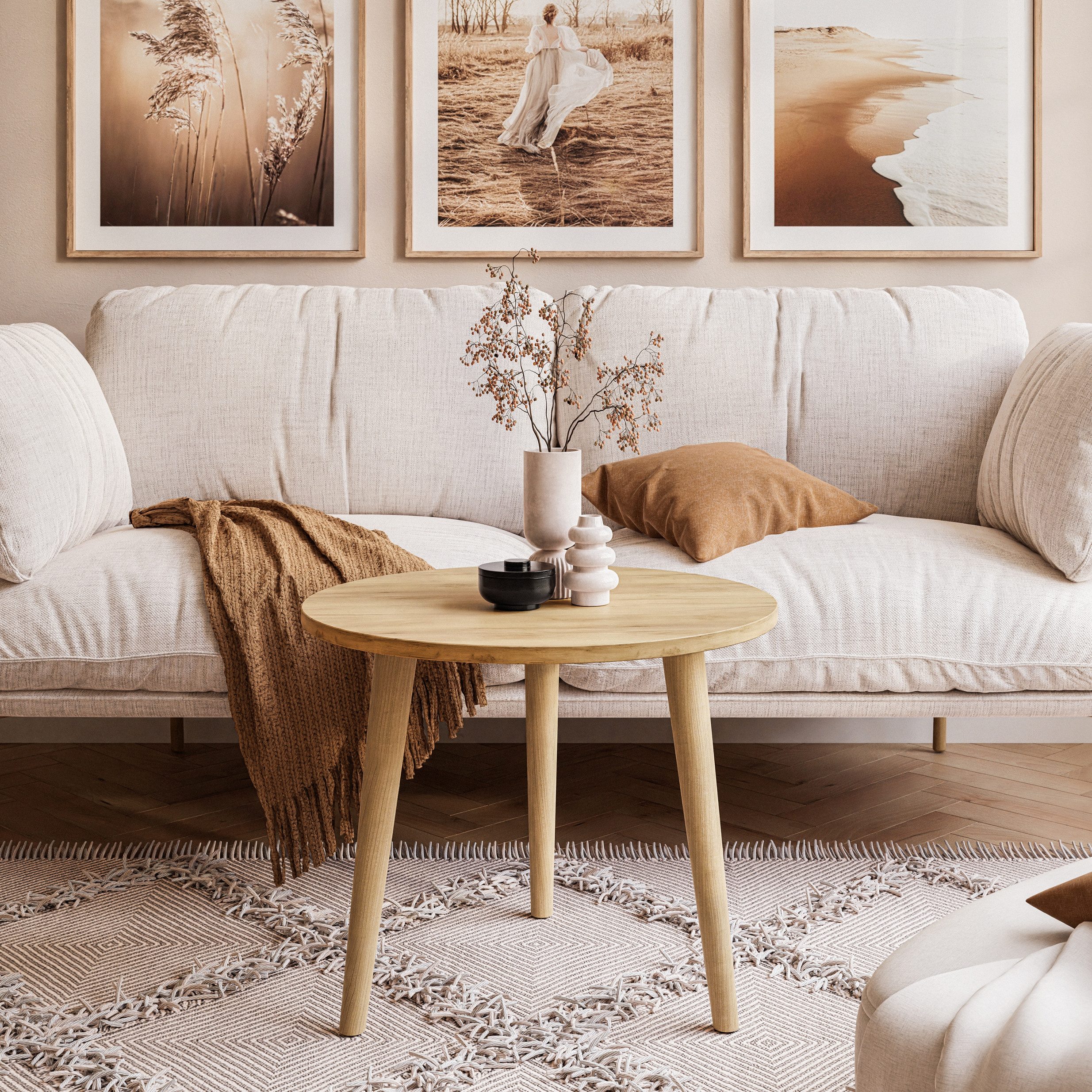 Lookway Couchtisch HARMONY Roundsofatisch