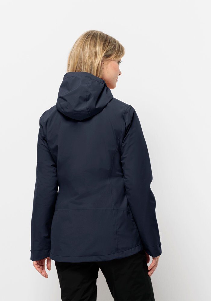 Wolfskin teilig) W 3-in-1-Funktionsjacke night-blue (2 JKT Jack 3IN1 MOONRISE