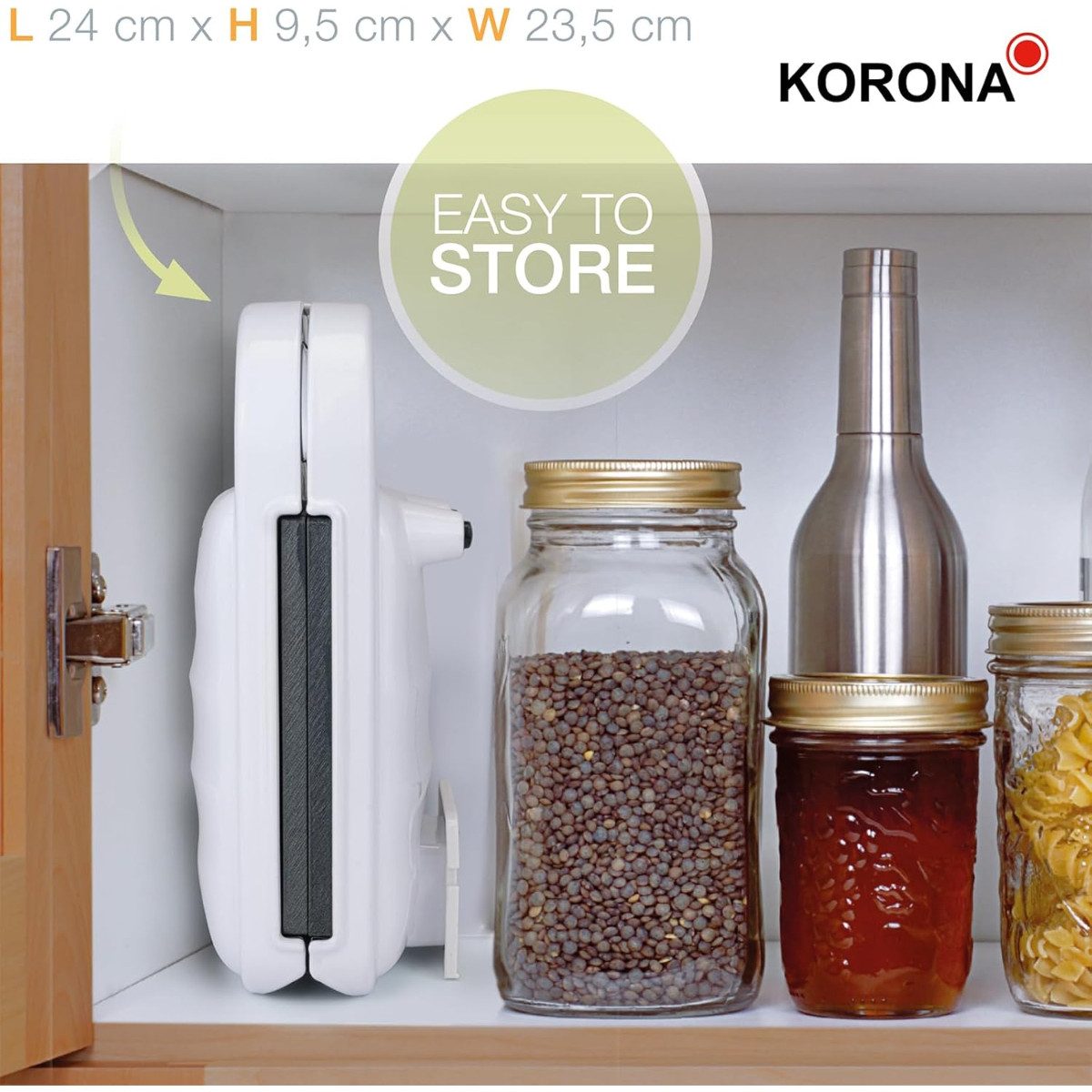 KORONA 3-in-1-Sandwichmaker mit Wechselplatten für Sandwiches Waffeln und Grillen