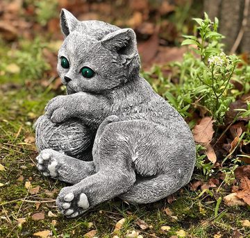 Stone and Style Gartenfigur Steinfigur Katze Tiffy