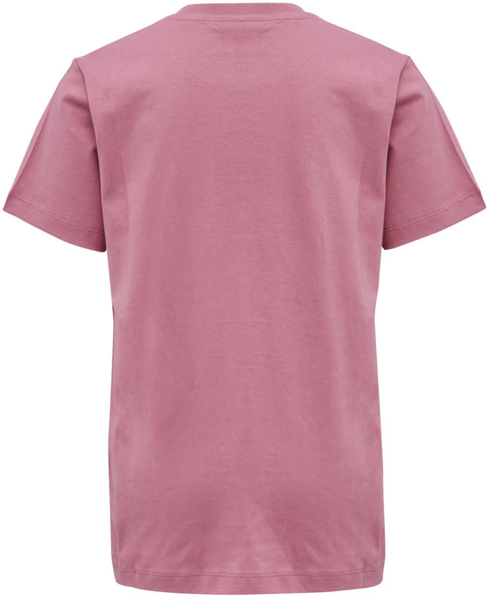 hummel T-Shirt HMLTRES T-SHIRT - Short rose Kinder Sleeve für heather (1-tlg)