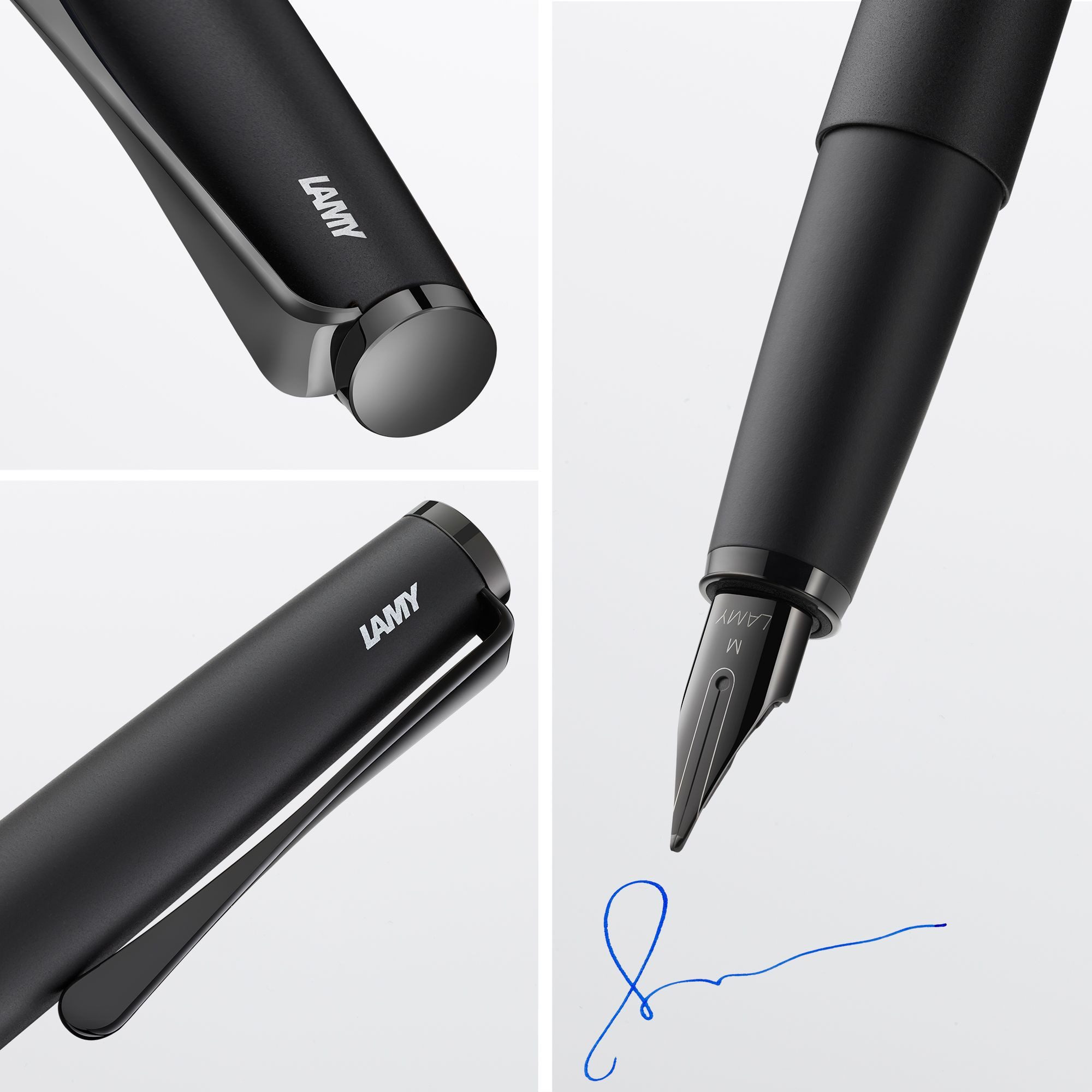 LAMY Füller LAMY studio lx-all-black Füller Füller Clip Stahlfeder Strichbreite F