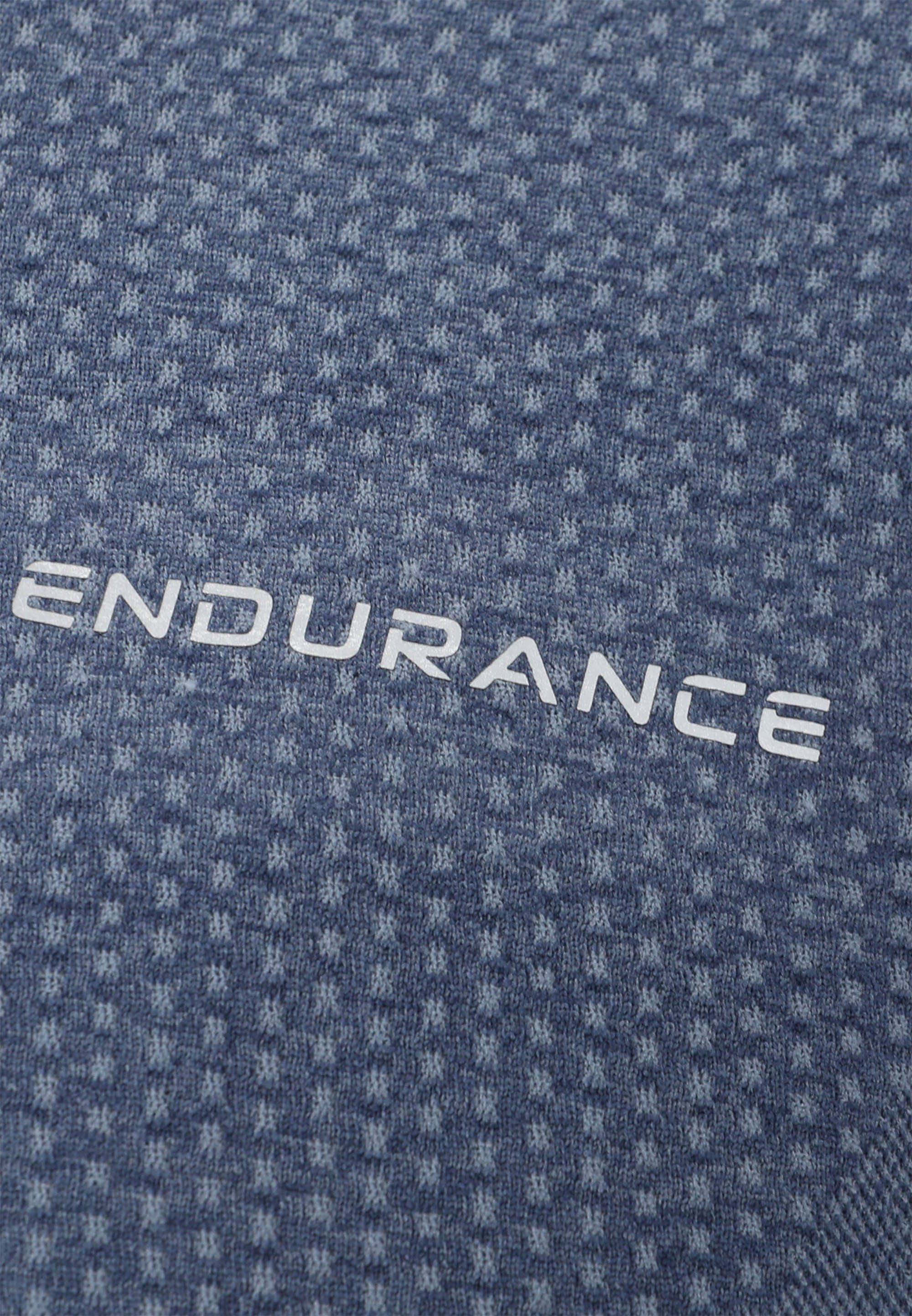 ENDURANCE Funktionsshirt reflektierenden grau-blau mit Elementen Jaro