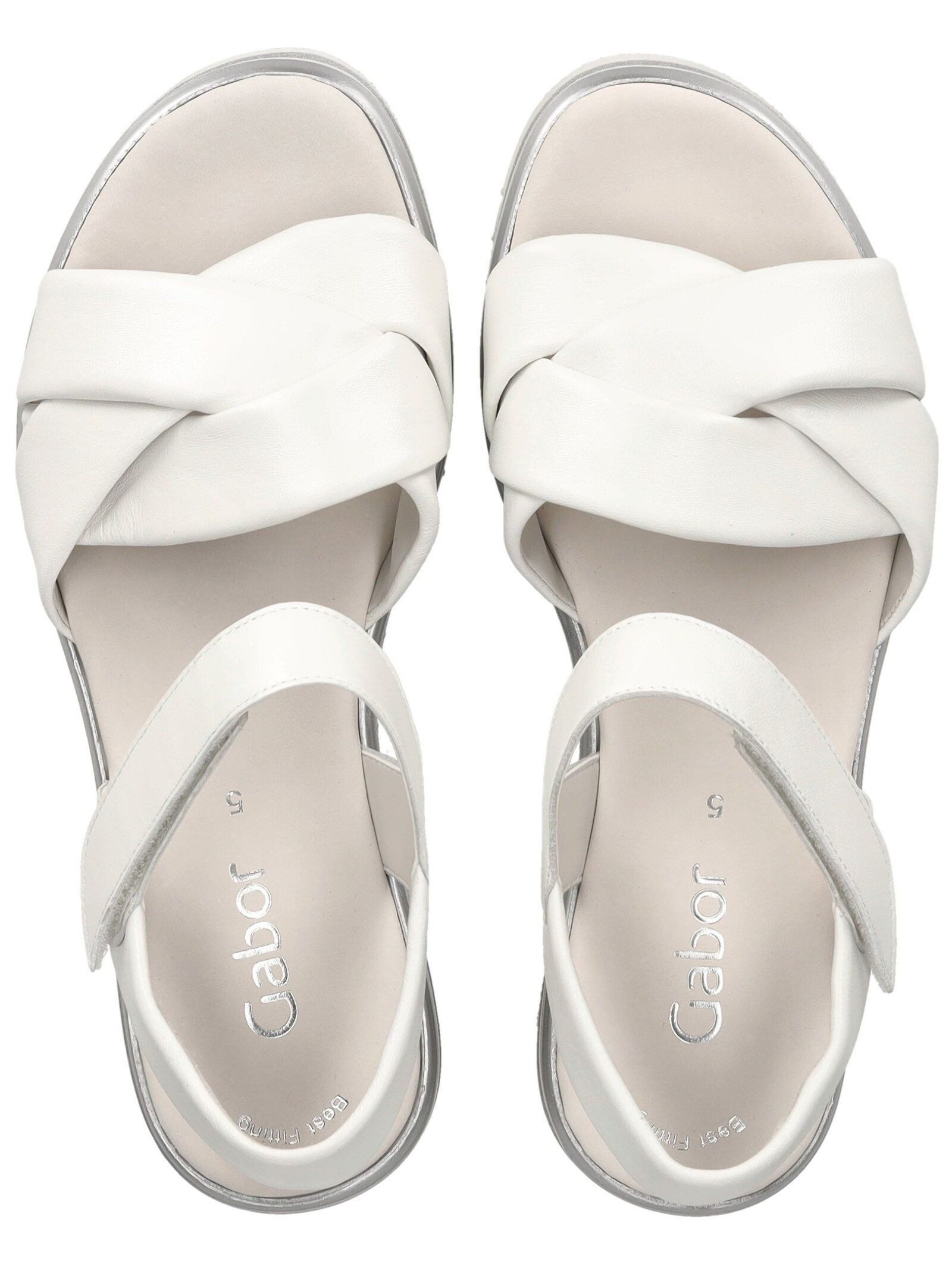 Gabor Gabor Sandalen Nappaleder Keilsandalette