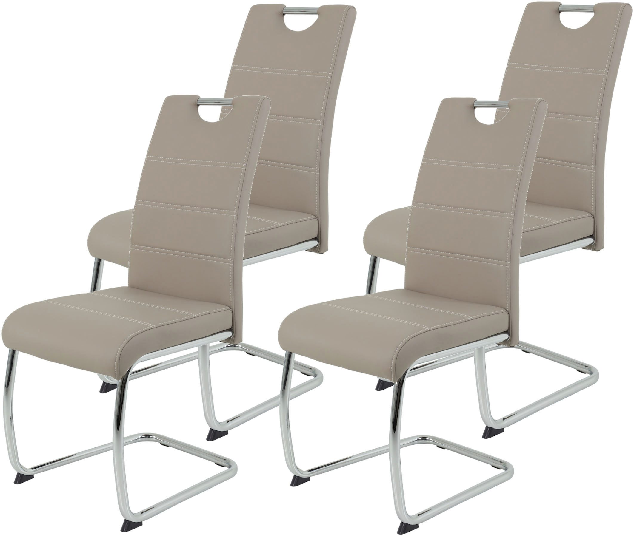 HELA Freischwinger Flora, Esszimmerstühle (Set, 4 St), Schwingstuhl Set: 1, günstig online kaufen