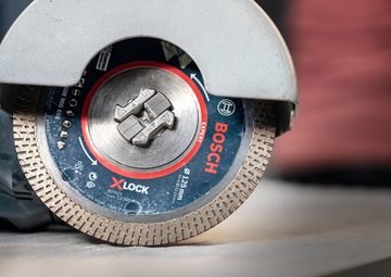 Bosch Professional Diamanttrennscheibe Expert HardCeramic X-LOCK, Ø 125 mm, 22.23 x 1.4 x 10 mm