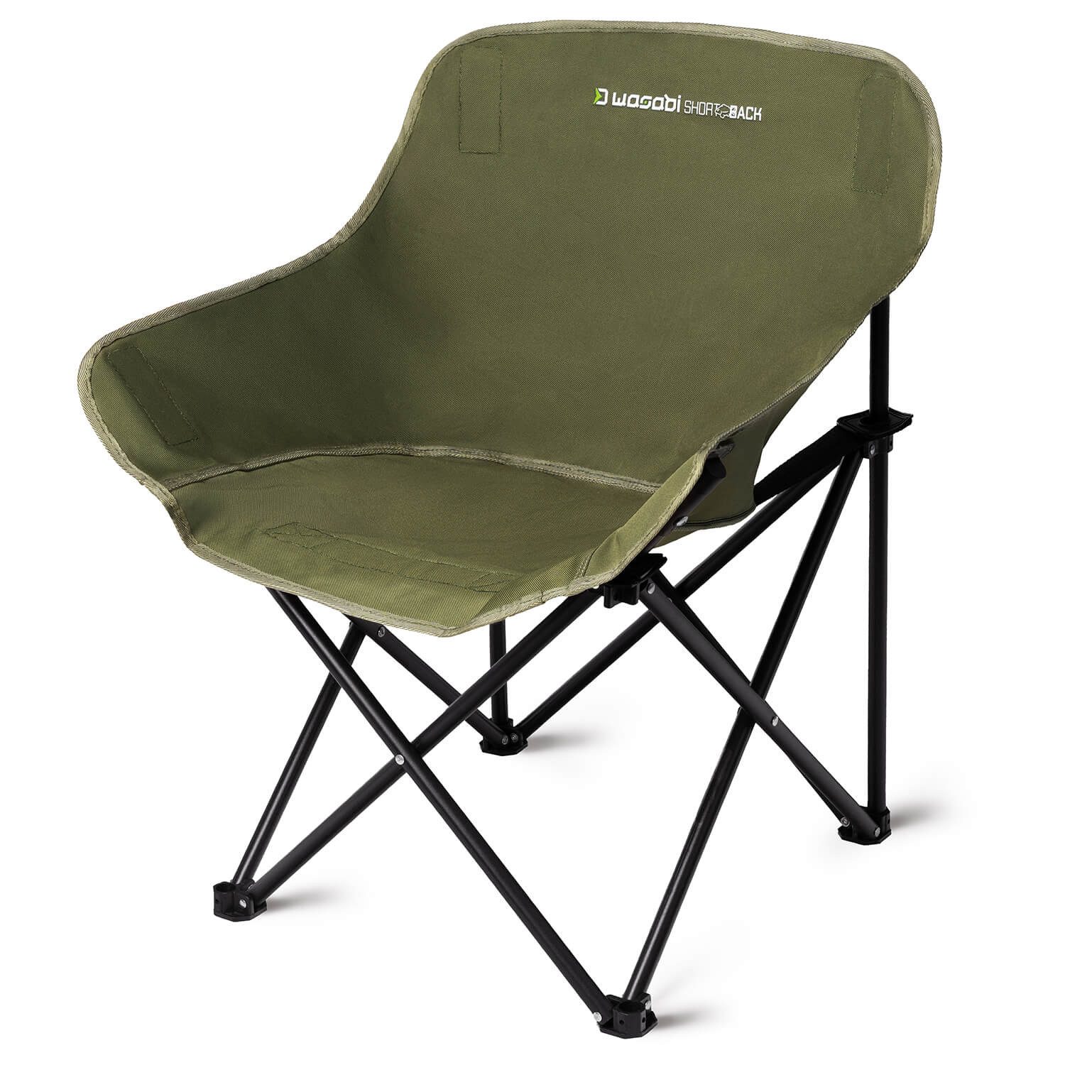 Delphin.sk Campingstuhl Delphin Wasabi Klappstuhl Kurze Rücken Angelstuhl faltbar
