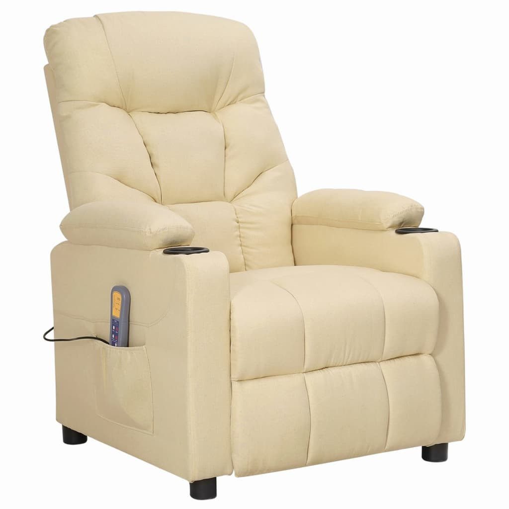 vidaXL Massagesessel Massagesessel mit Aufstehhilfe Creme günstig online kaufen