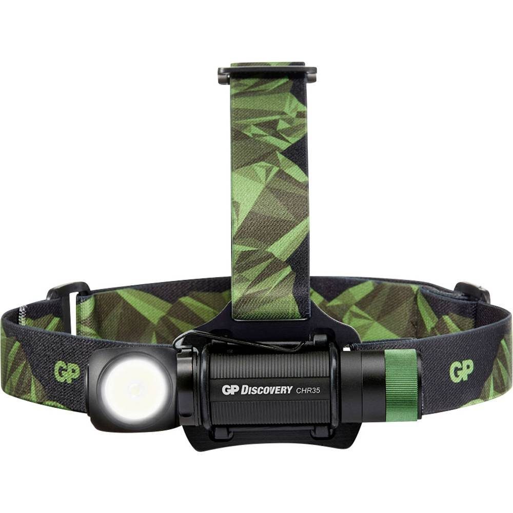 GP Discovery Taschenlampe Stirnlampe CH35: Kompakte Mehrzweck-LED-Stirnlampe GPDISHLCH35BL131