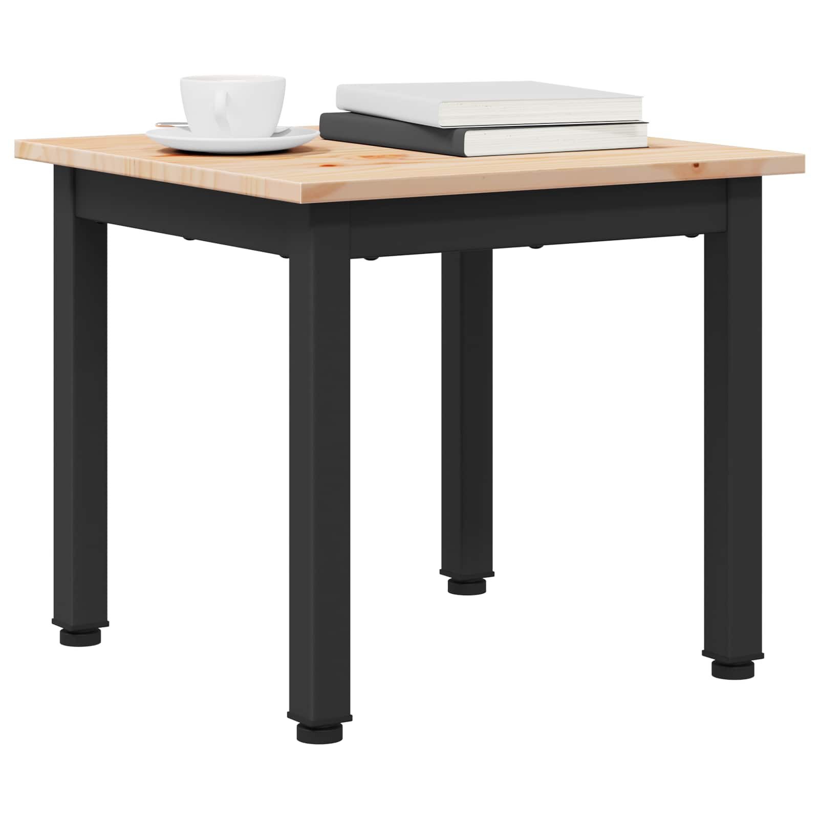 vidaXL Couchtisch Couchtisch Natur 40 x 40 x 36 cm Massives Kiefernholz (1- günstig online kaufen