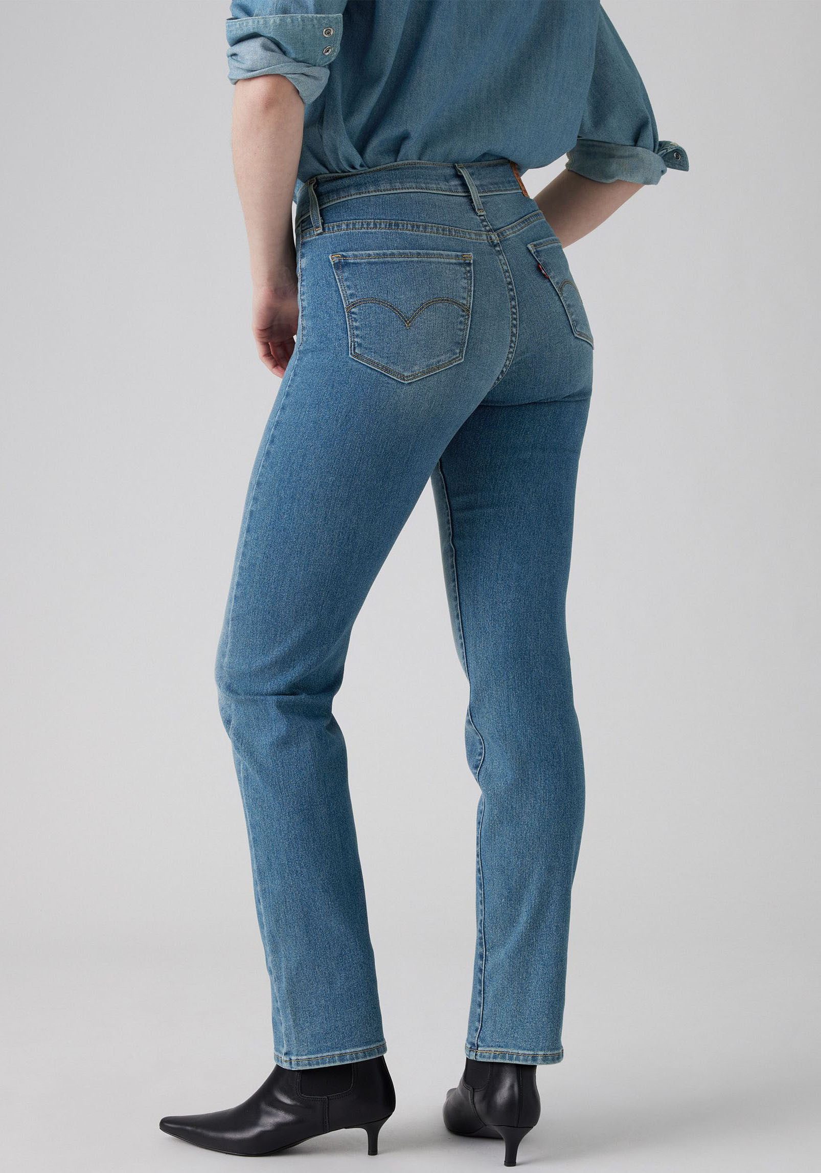 Levi's® Gerade Jeans 314 Shaping Straight mit Stretch