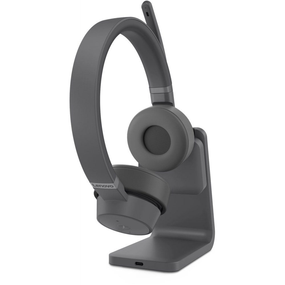 - sturmgrau On-Ear-Kopfhörer Wireless Headset Go Lenovo -