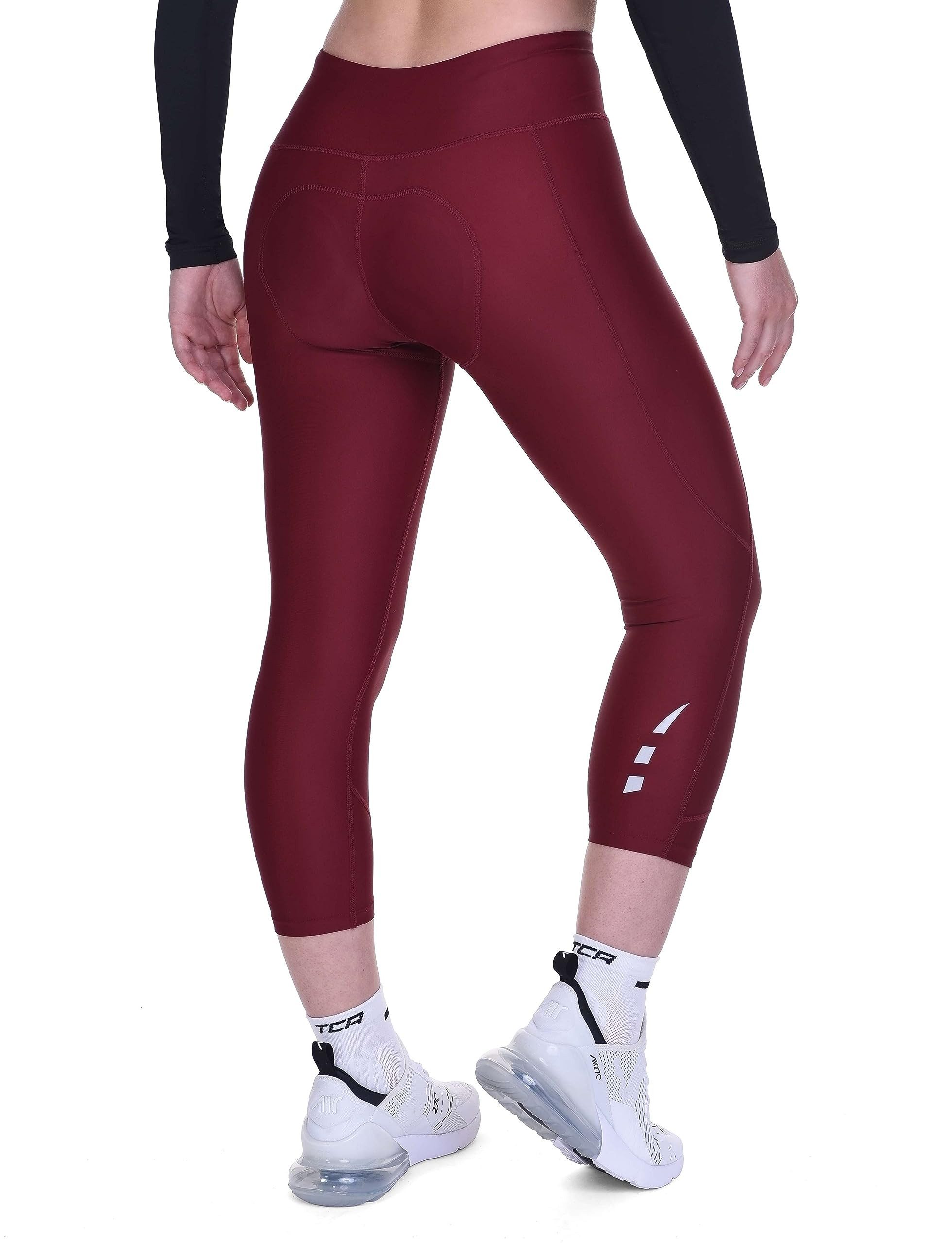 TCA Funktionsleggings Damen Radleggings mit hoher Taille, atmungsaktiv, UPF günstig online kaufen