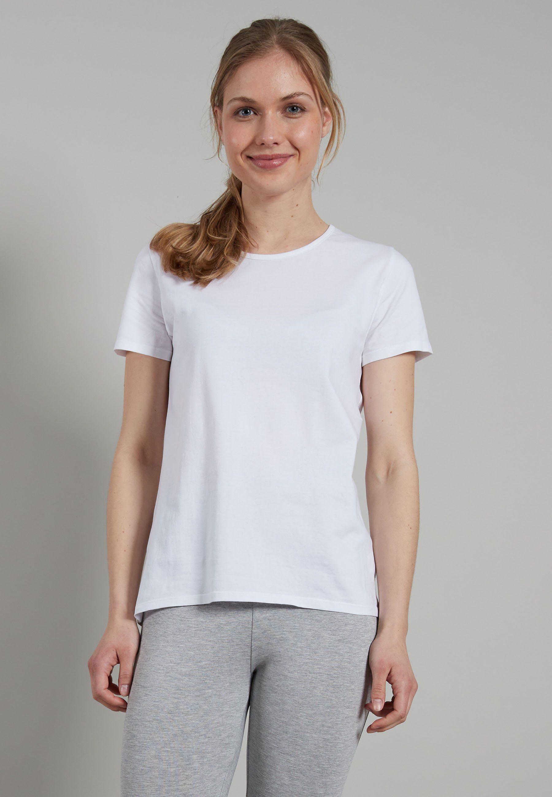 GÖTZBURG Unterziehshirt GÖTZBURG Damen Shirt weiß uni 3er Pack (3-St) günstig online kaufen