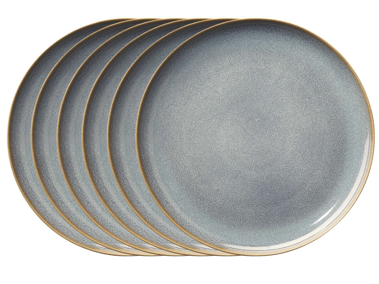 ASA SELECTION Тарілки-Set SAISONS Тарілка обідня denim 26,5 cm Set6, Steinzeug