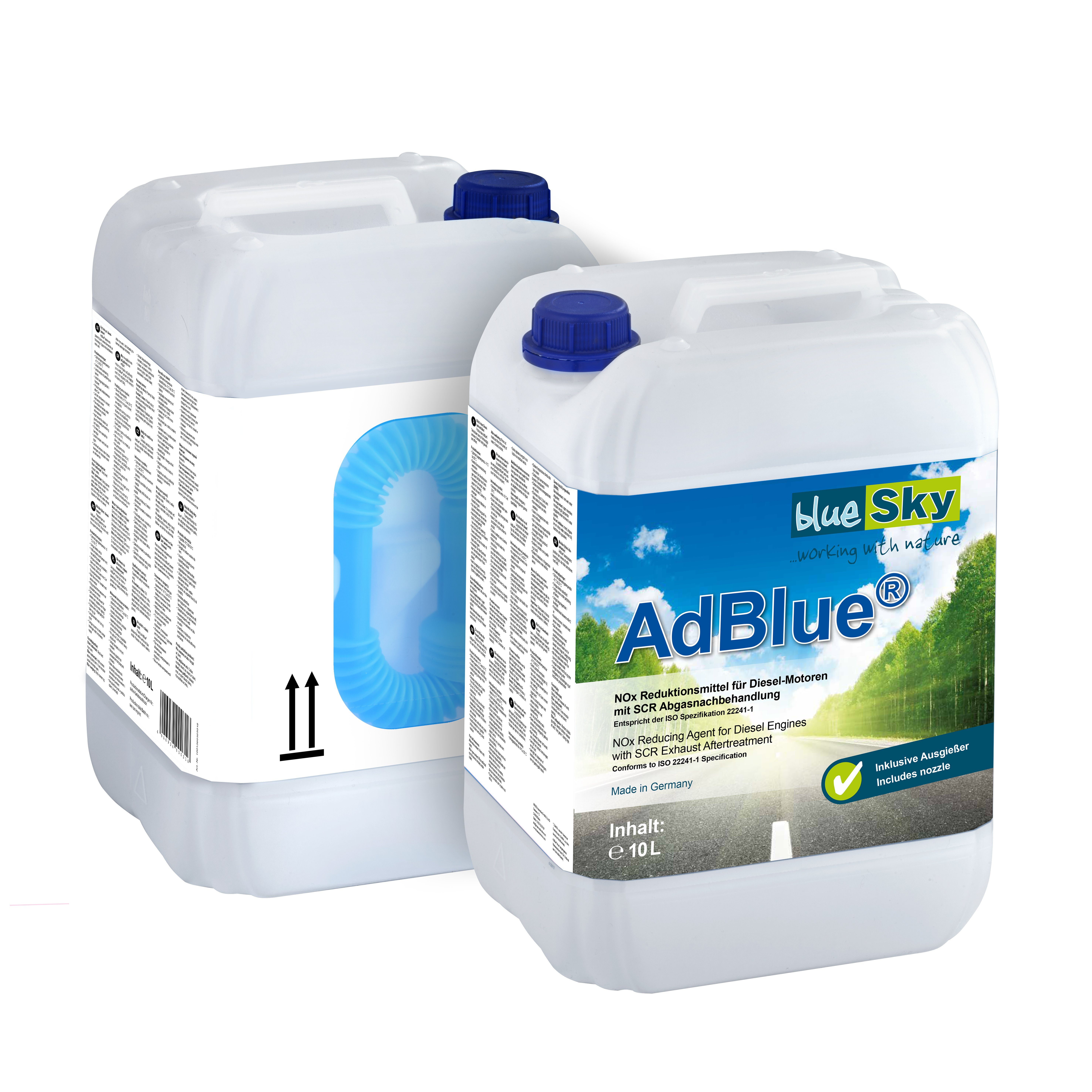 BlueSky Kanister blueSky AdBlue inkl. Füllschlauch 10 L