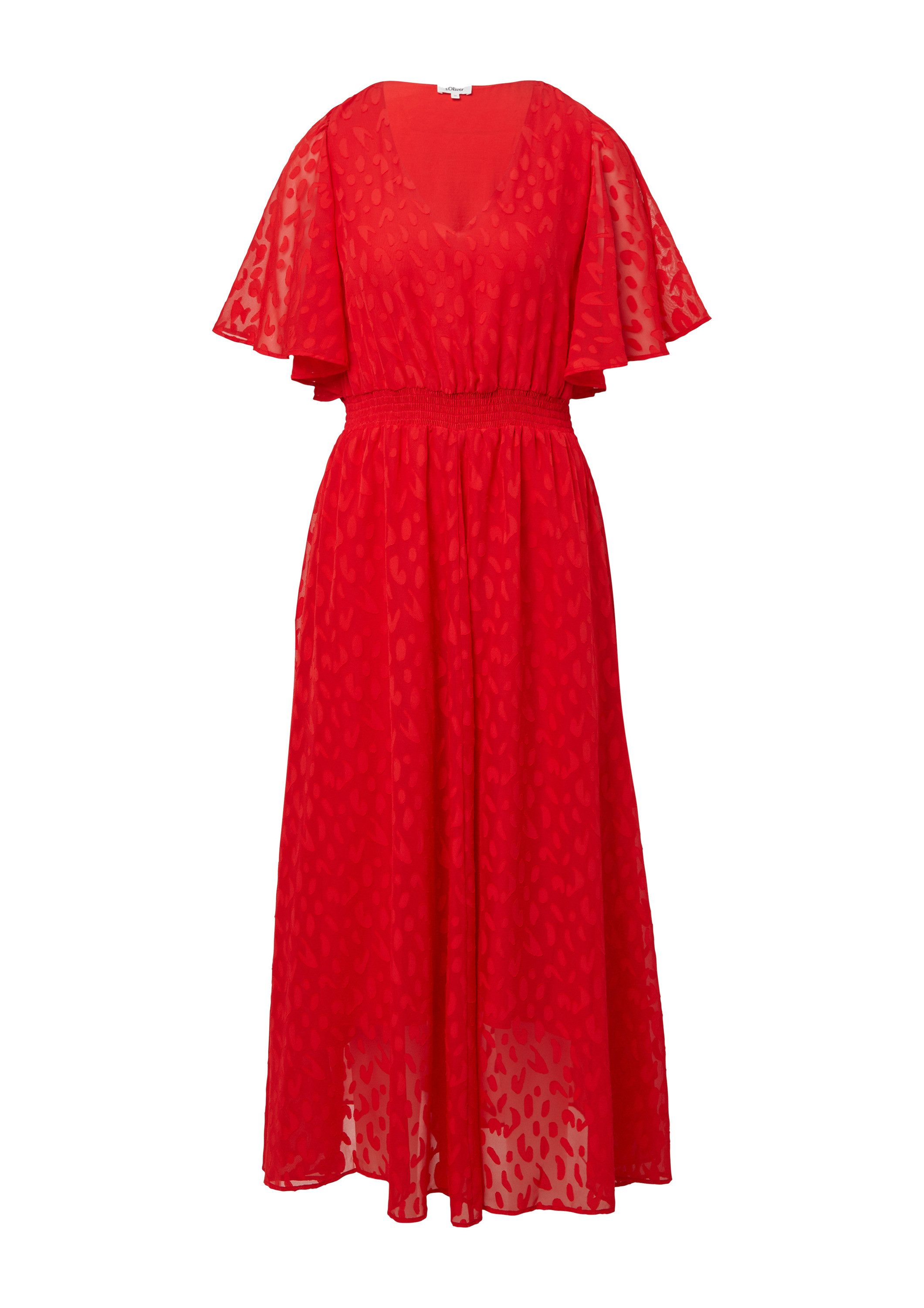 s.Oliver Maxikleid Kleid Festliches Maxikleid aus günstig online kaufen